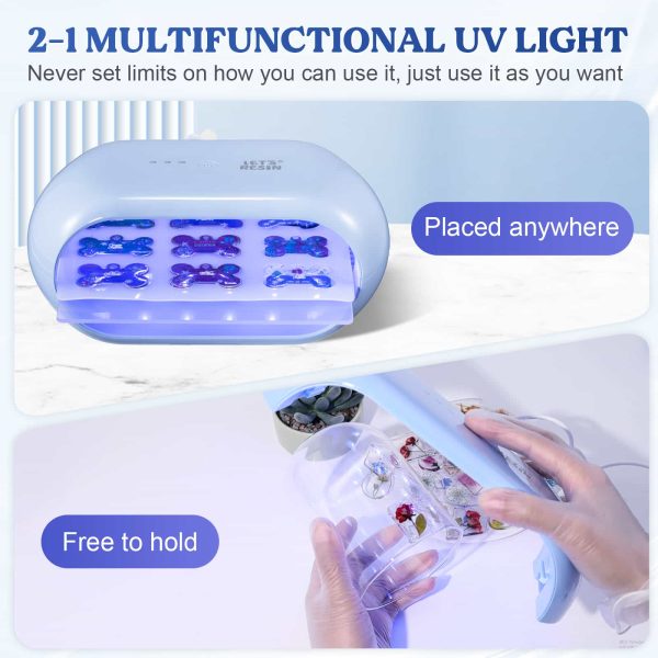 Let's Resin Dubbelzijdige UV lamp