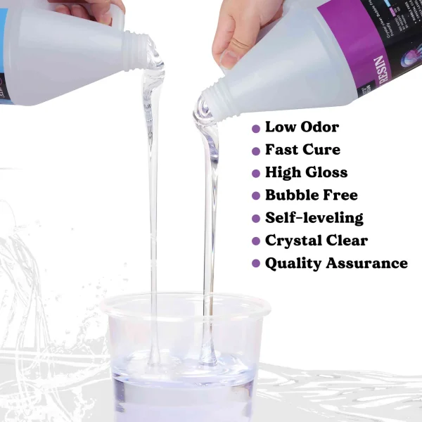 3,8 liter clear epoxy