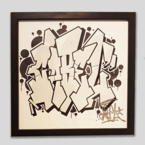 Print | ”Cabelgraffiti” | Positiv | 20 x 20 cm