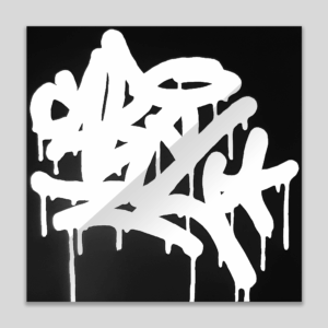 Spegelavla | ”Widow” | Squeezer-tag | 30x30cm