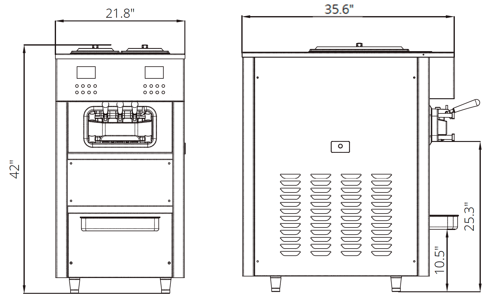Acai Machine – AC13 — Acai and Ice Cream Machines detail view | Cabrini Equipment