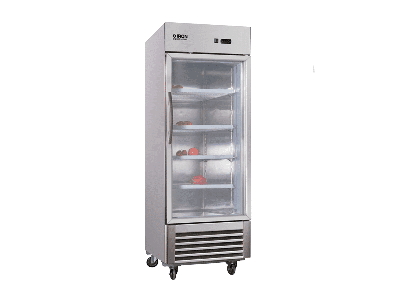 Stainless Steel Glass Door Reach-In Freezers — Precision ventilated refrigeration system keeps food at safe temperature | ...