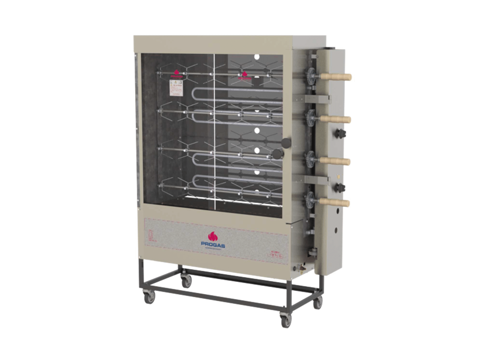 Electric Rotisserie – PR622E — External structure in brushed stainless steel | Commercial Cooking Equipment