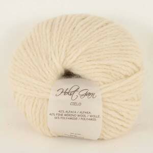 Beige_Cielo_Luftigt garn i alpala og Super Fine Merino