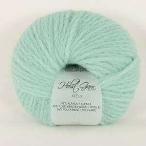 Icy Mint_Cielo_Luftigt garn i alpala og Super Fine Merino