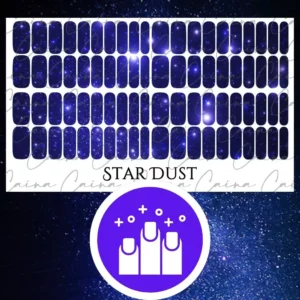 Star Dust Nail Decals
