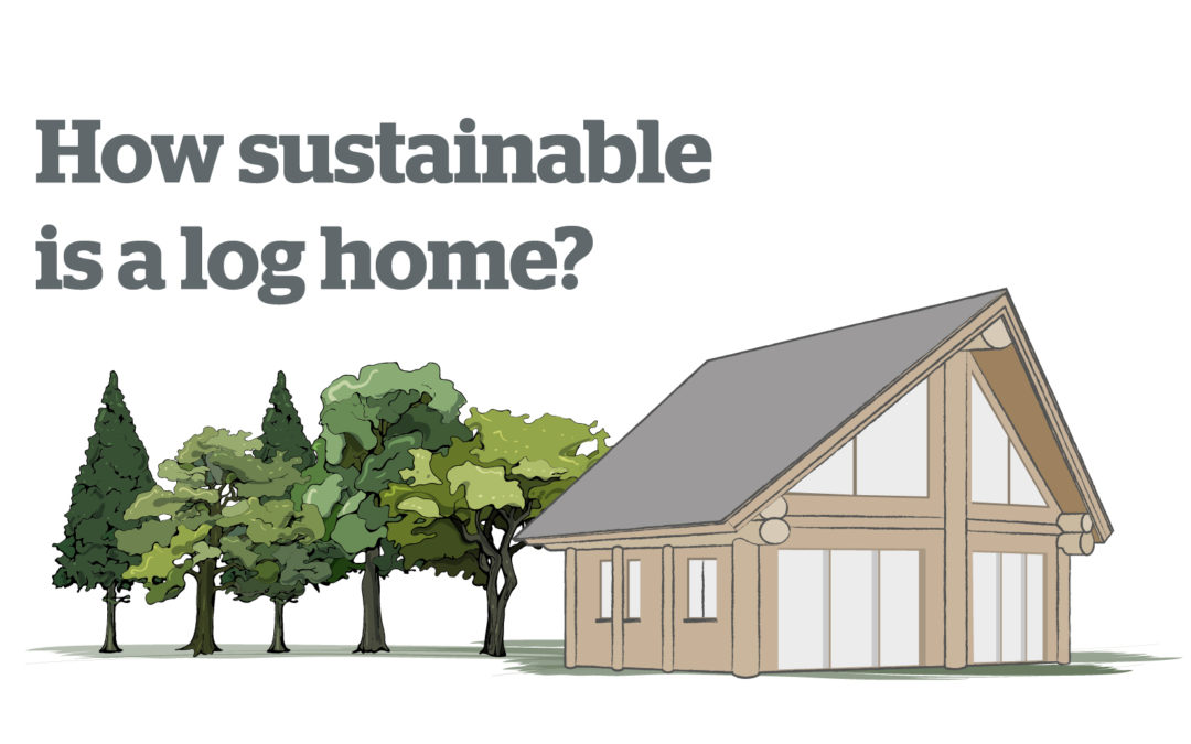 Caledonia log homes the carbon footprint of a log home