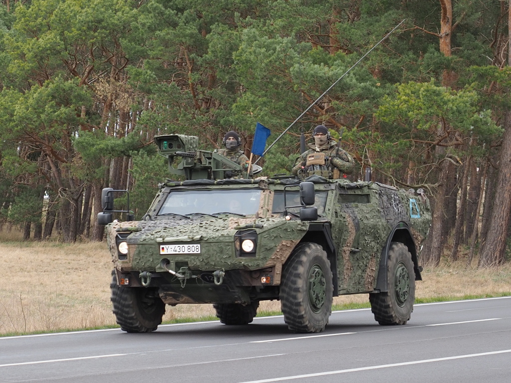 A Fennek reconnaissance vehicle