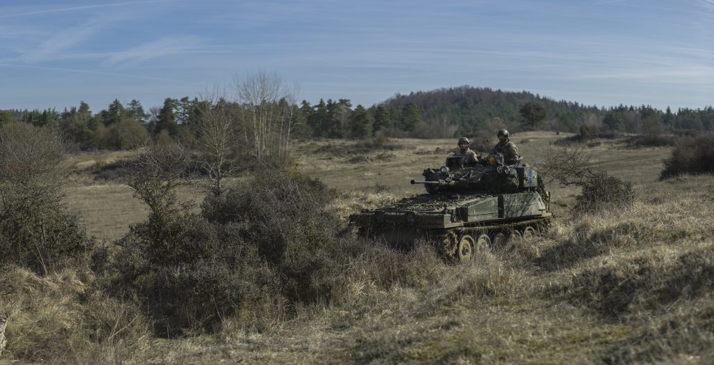 A Latvian Scimitar CVR(T)