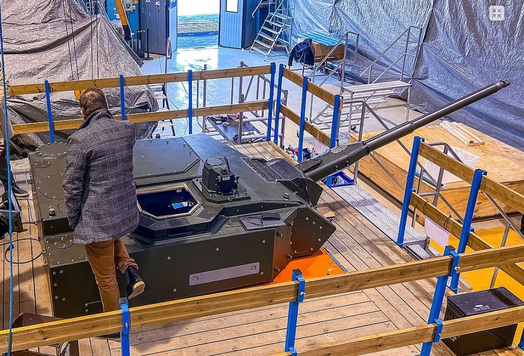 CV90 turret prototype