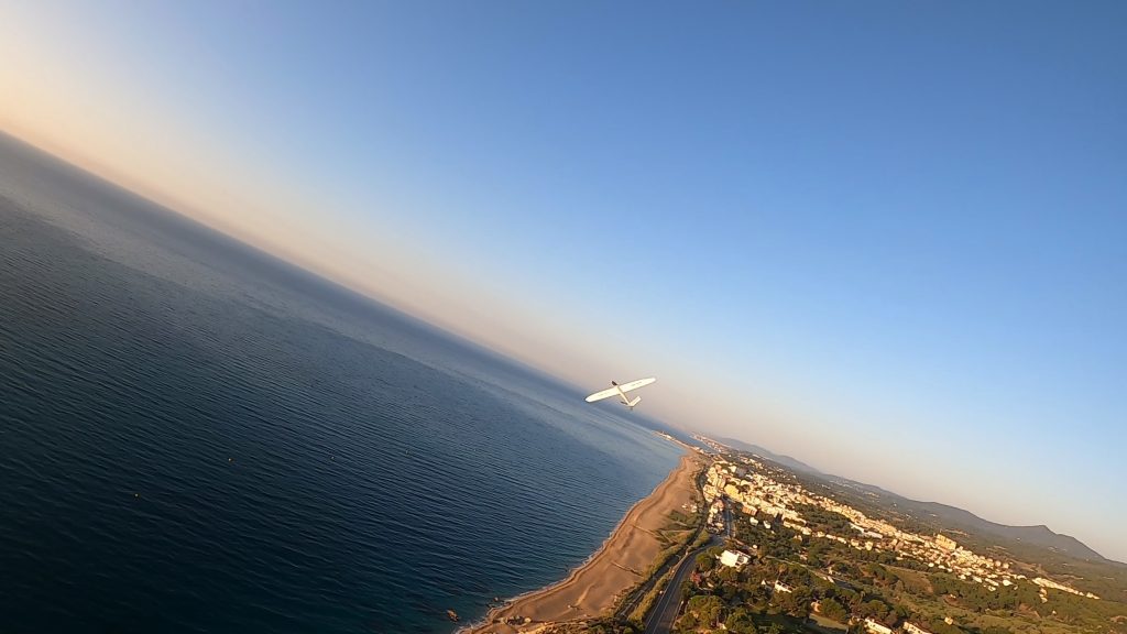 Drone flying with Flarebright technology.