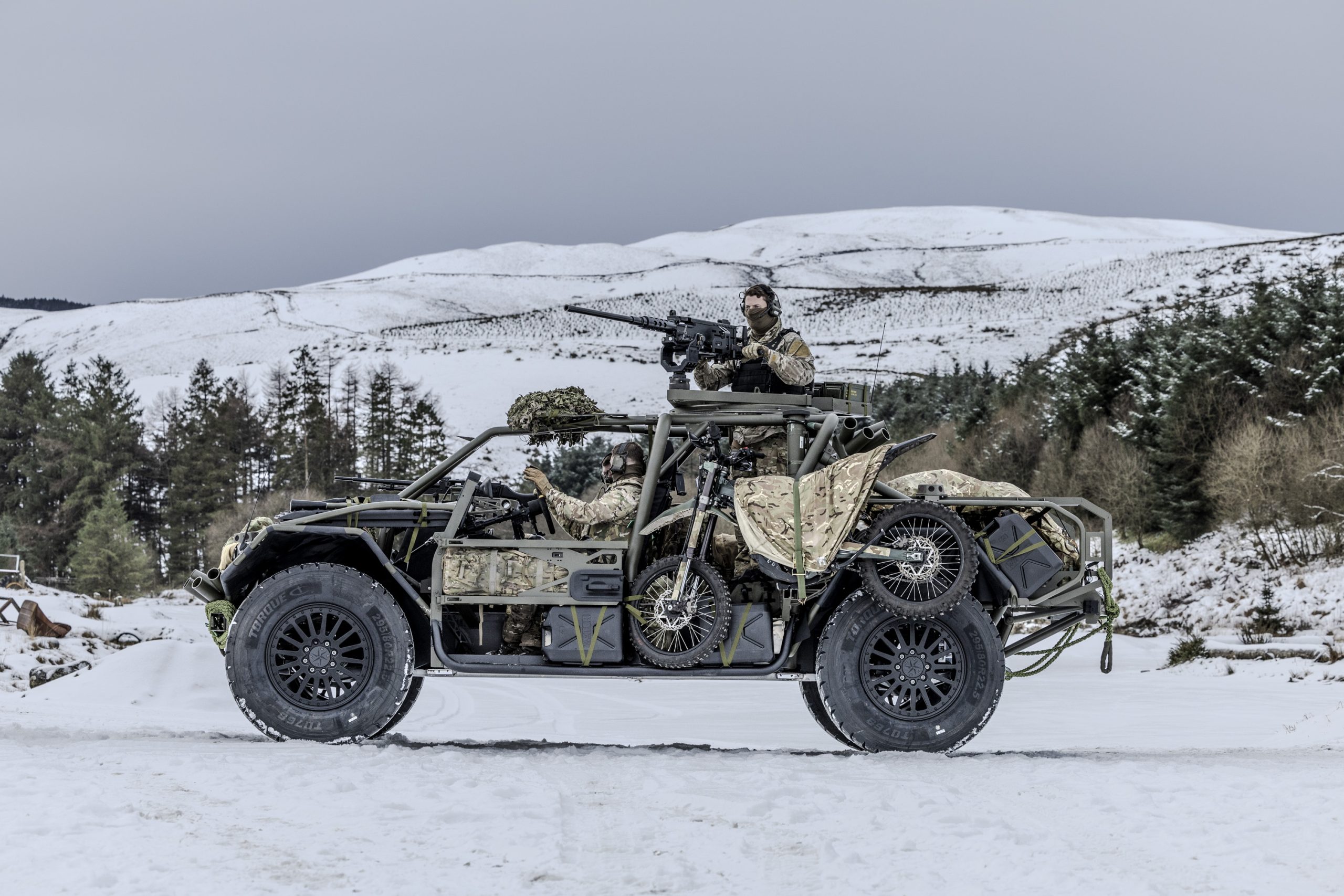 Fering Pioneer X in the snow.