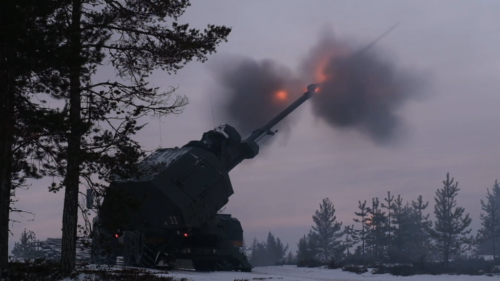 A Swedish Archer howitzer. The British Army has also taken delivery of this system. 