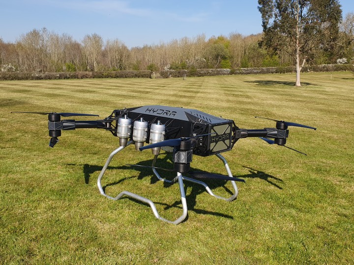 The Hydra 400 drone from Hydra Drones. The system will be further developed under a new partnership with MBDA.