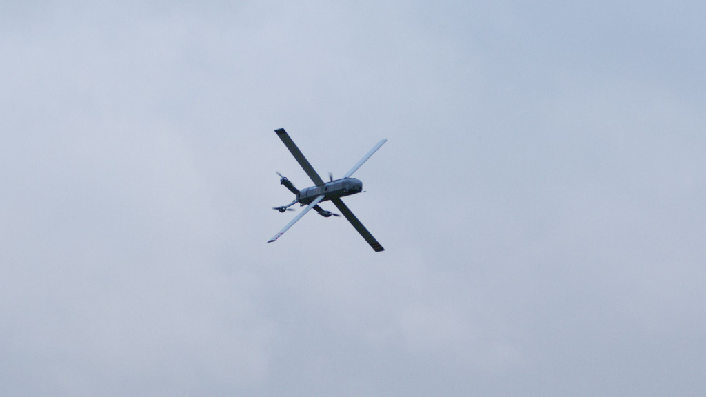 HX-2 strike drone in flight.