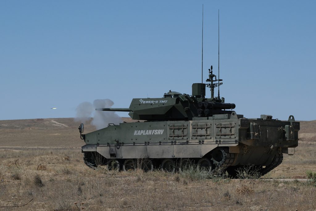 The Kaplan FSRV firing.