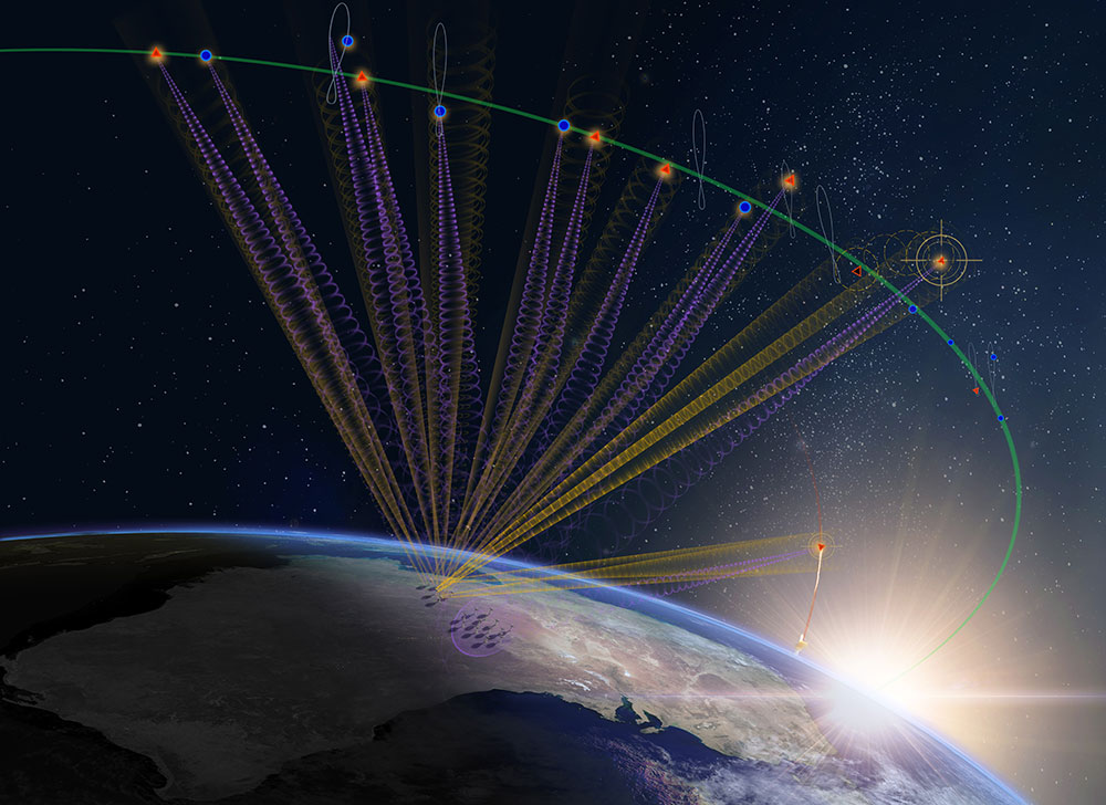 An image representing the the Deep-Space Advanced Radar Capability.