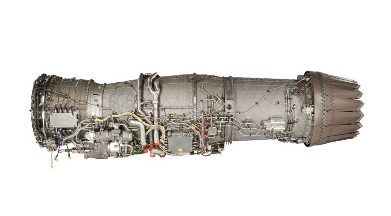 An F135 engine from Pratt & Whitney