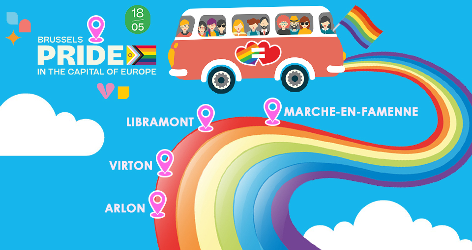La MAC Lux affrète de nouveau un car pour rejoindre la Brussels Pride – The Belgian & European Pride.