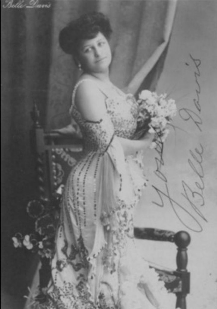 Belle Davis, star of the Camberwell Palace of Varieties.