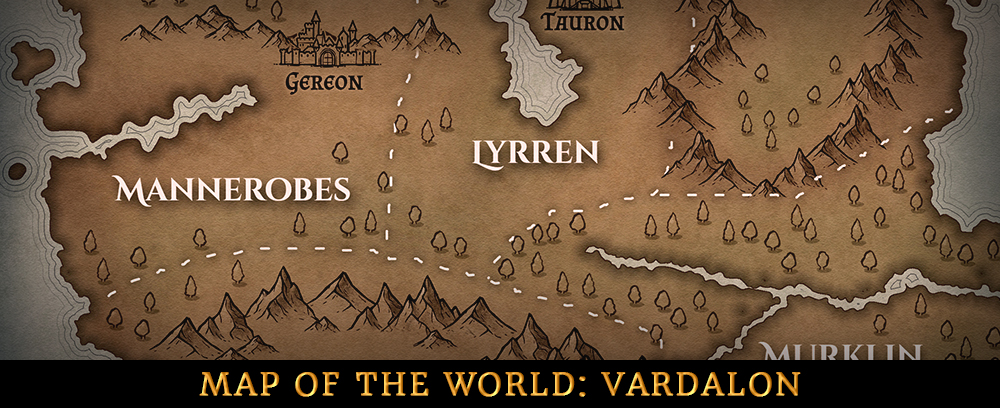 Map of the world: Vardalon