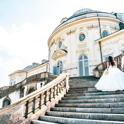 Brautpaar-Shooting in Schloss Solitude