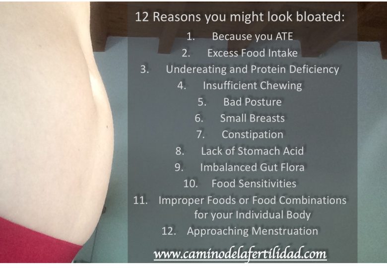 Do you look bloated? – Camino de la Fertilidad