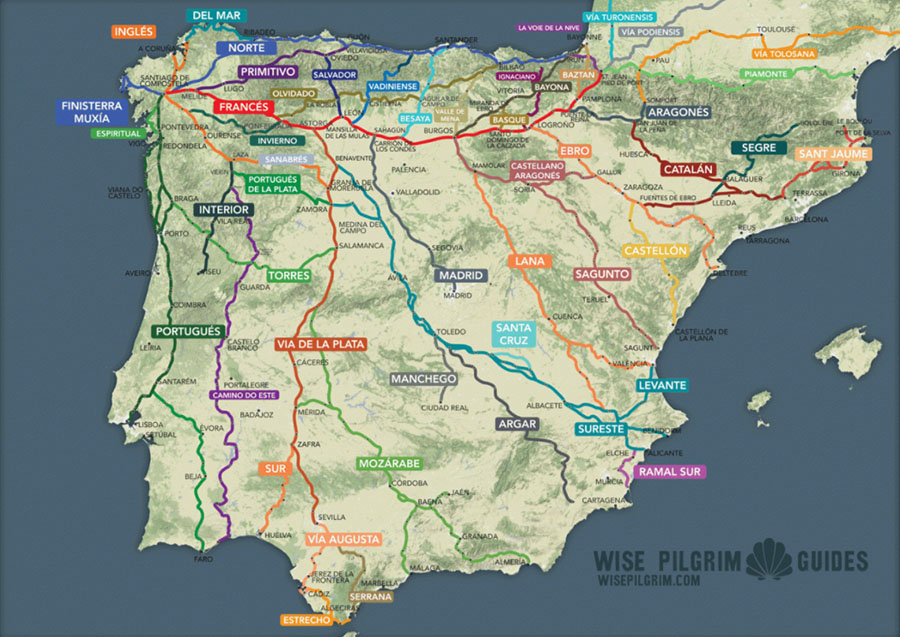 GUIDE The camino - much more than one route – Camino Life
