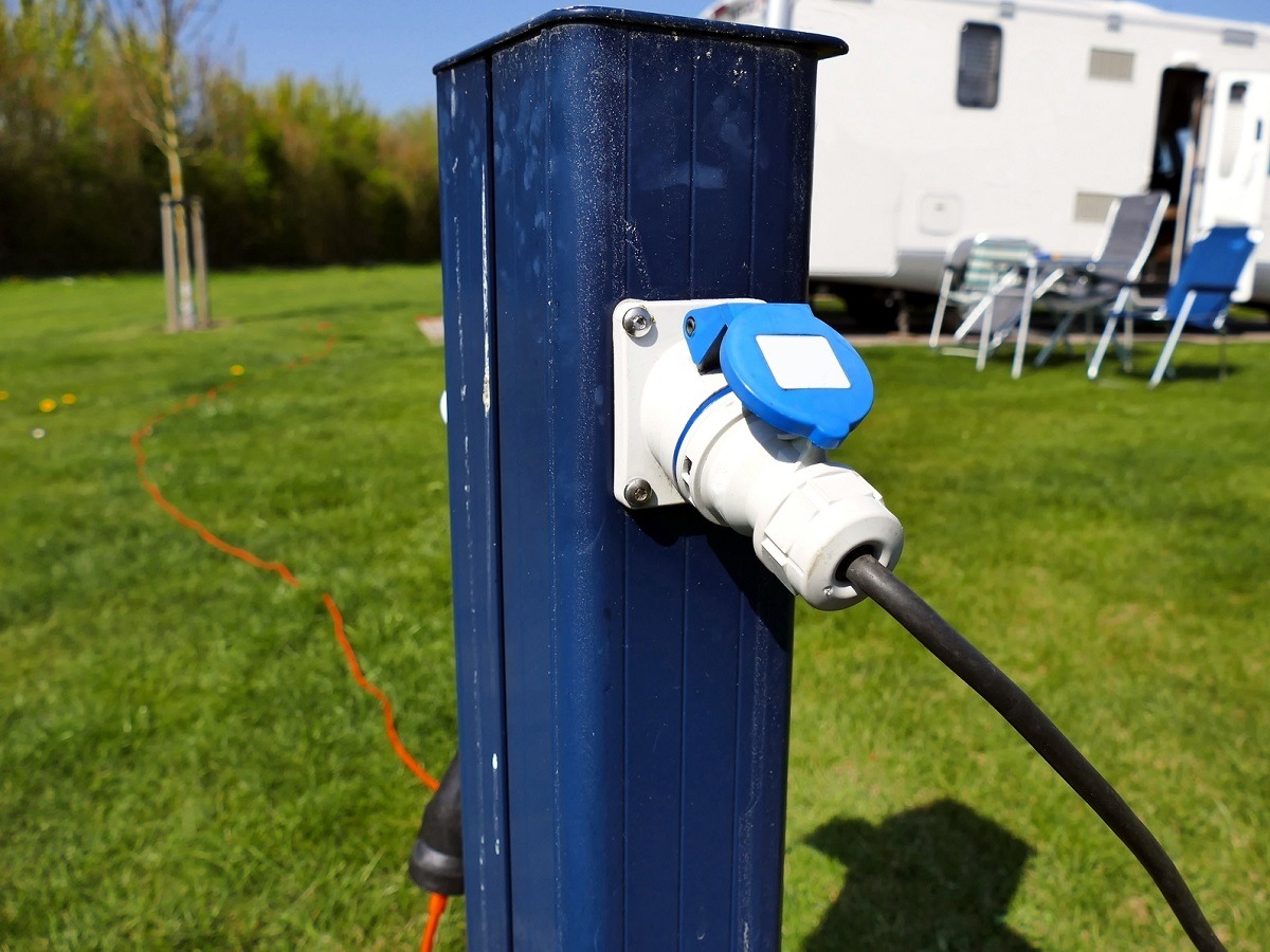 Strom auf dem Campingplatz - Campen mit Spass