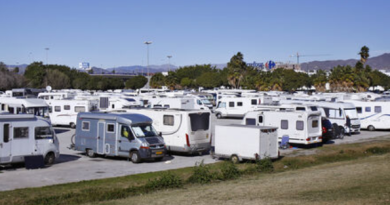 De gemeenteraad van Malaga verbiedt caravans om te overnachten op de Carpena-esplanade