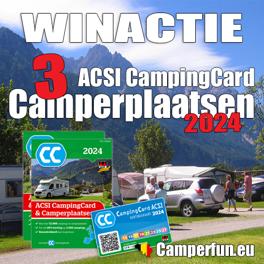 WINACTIE ACSI CampingCard & Camperplaatsen 2024