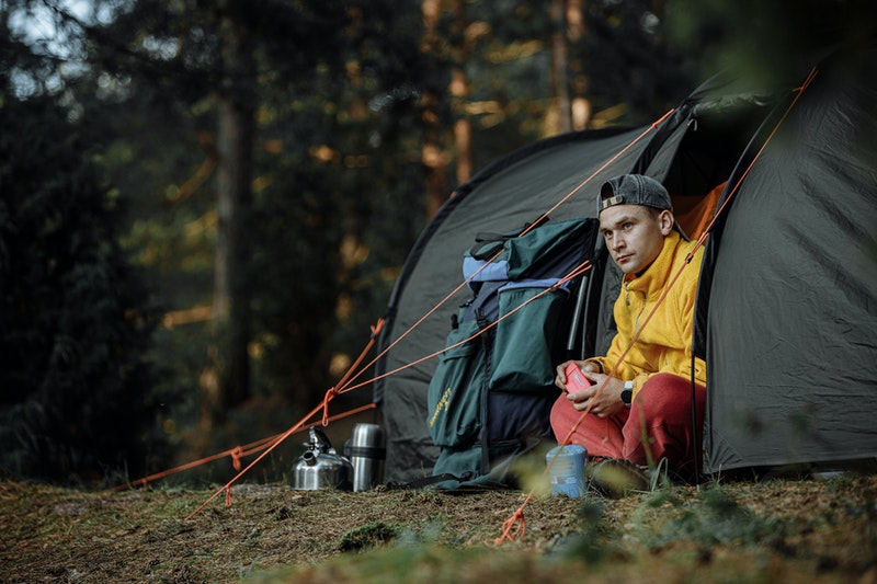 Fyr på camping