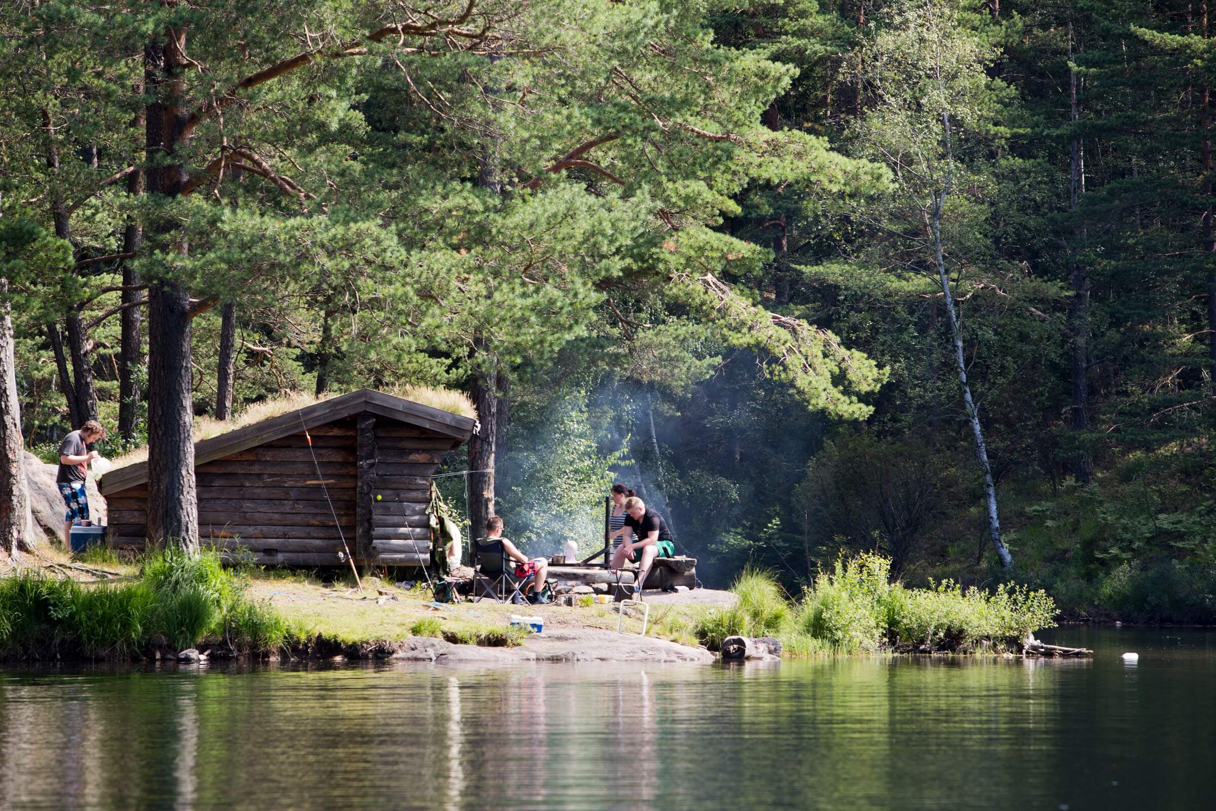 Bohusleden-Westküste-Camping-Grillpause