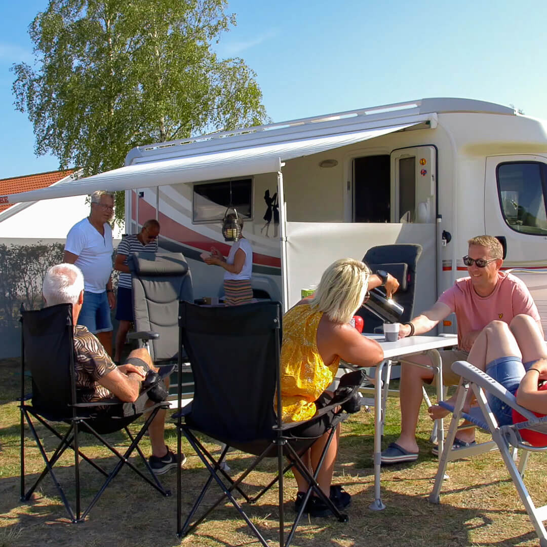 Husbil med vännerna i Halland