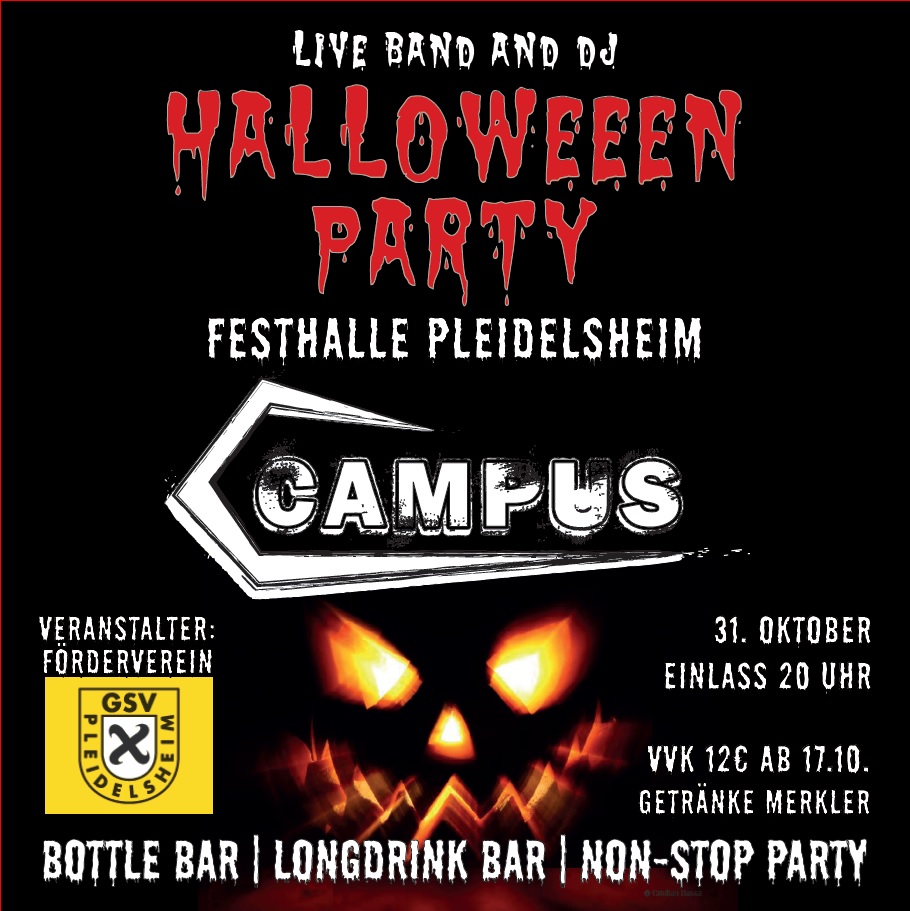 Campus live bei Kartenvorverkauf für Halloween