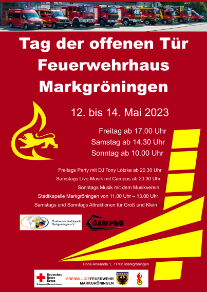 Campus live bei Tag der offenen Tür der Freiwilligen Feuerwehr Markgröningen