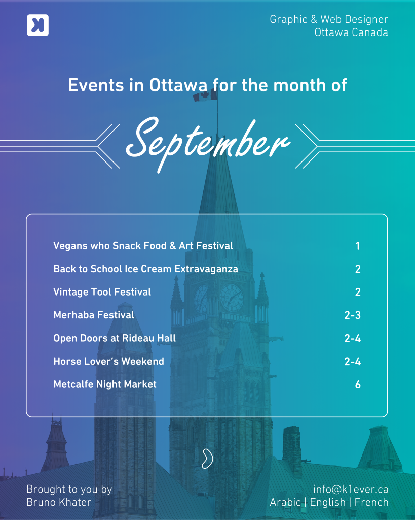 Things to do in Ottawa during September 2023