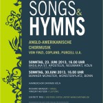 Plakat "Songs & Hymns"