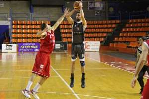 Pablo Sánchez en el encuentro del pásado sábado en Burgos | Foto: Pablo Lanza