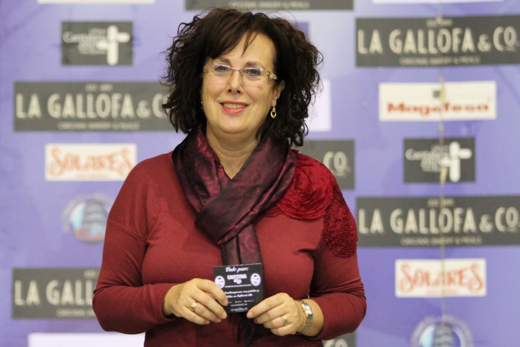 Ganadora del premio de Cafetería La Ola