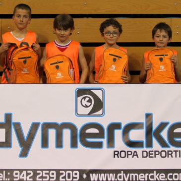 Un equipo benjamín de Cantbasket ganador del Torneo 3×3 Dymercke