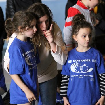 Los equipos de BabyBasket participan en la sede del Calasanz