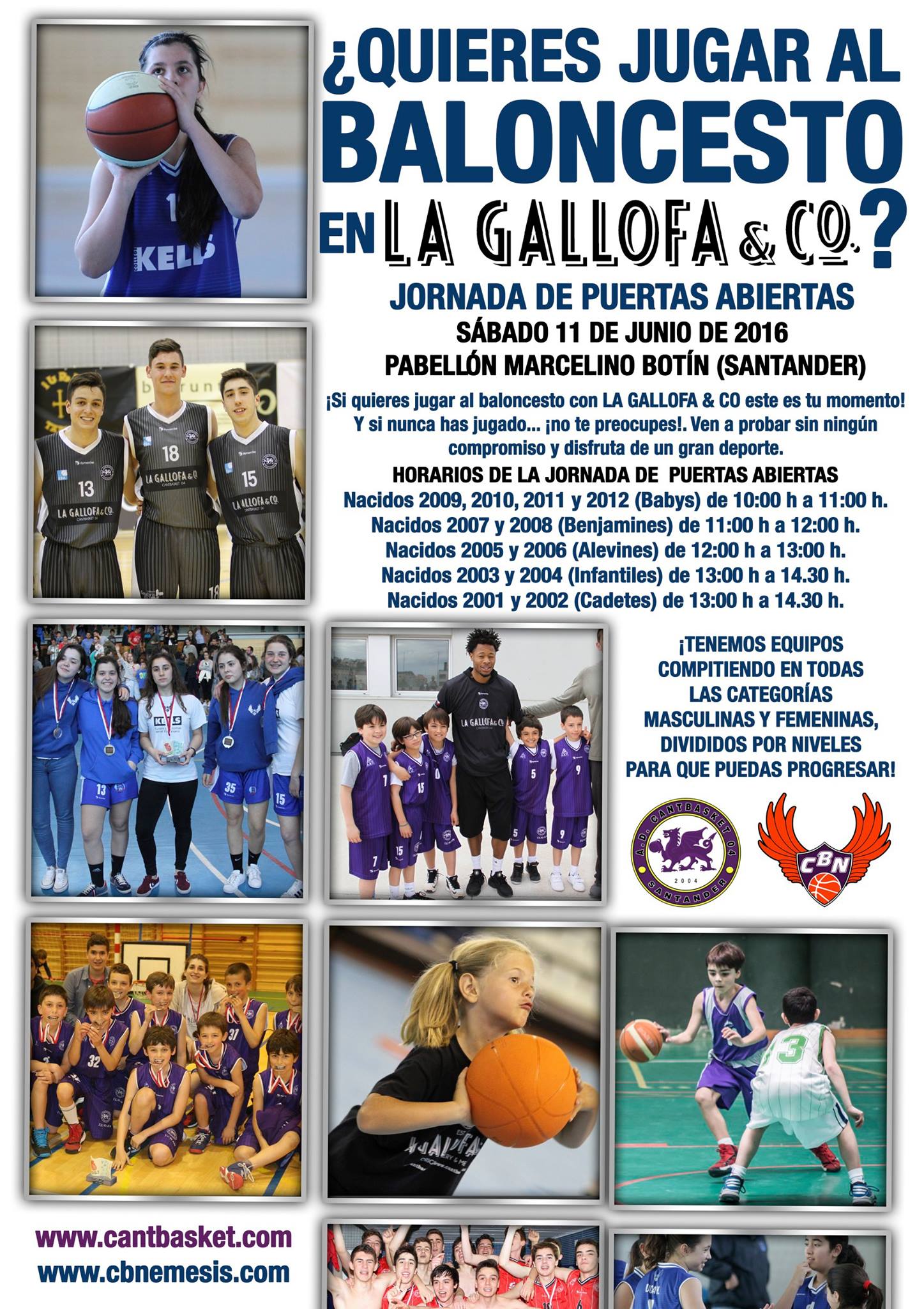 Jornada de Puertas Abiertas en el Pabellón Marcelino Botín – Cantbasket 04  Santander