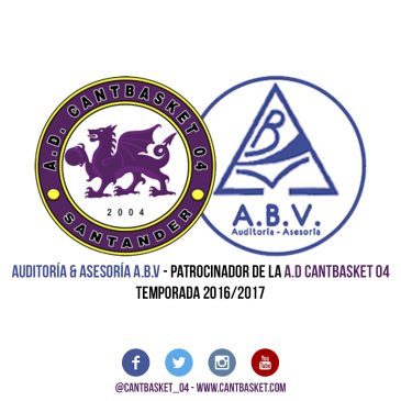 La Asesoría A.B.V renueva su patrocinio con la A.D Cantbasket 04