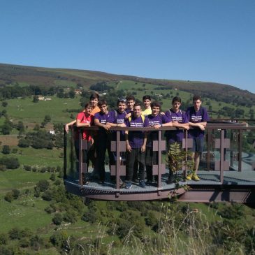 El Junior B y Cadete C en el Albergue La Incera