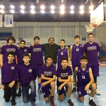 Cantbasket 04 no pudo ganar al Baloncesto Solares en la semifinal de la 1ª División Infantil