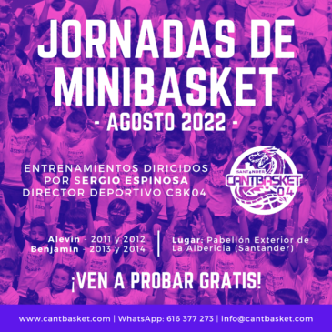 Jornadas de Minibasket en el Pabellón Exterior de La Albericia