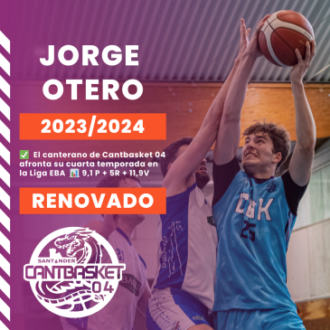 Jorge Otero afronta su cuarta temporada en la Liga EBA con Cantbasket 04