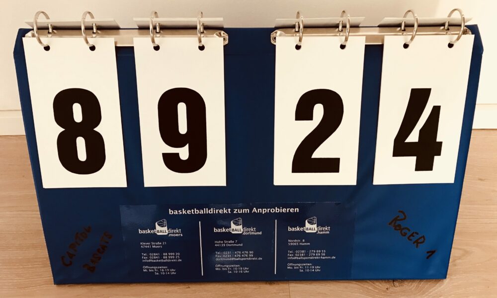 Die U14w2 überrascht ihren Coach mit einem 89:24 Auftaktsieg