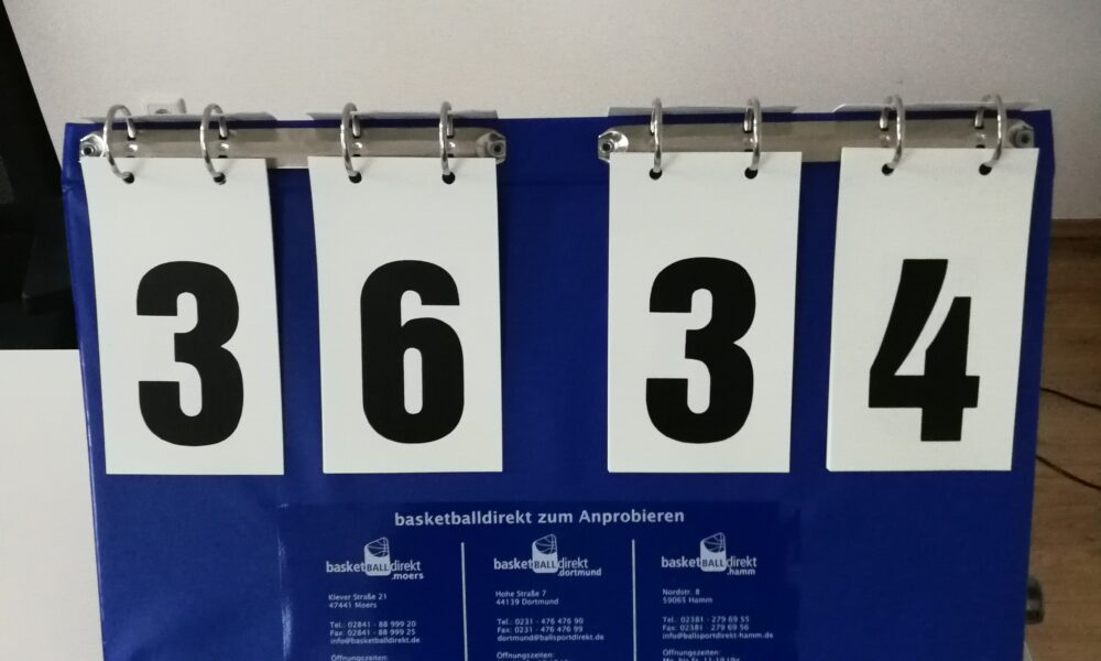 Ein Sieg der Willenskraft:                                    U18 2 mit einem nicht geglaubten Sieg